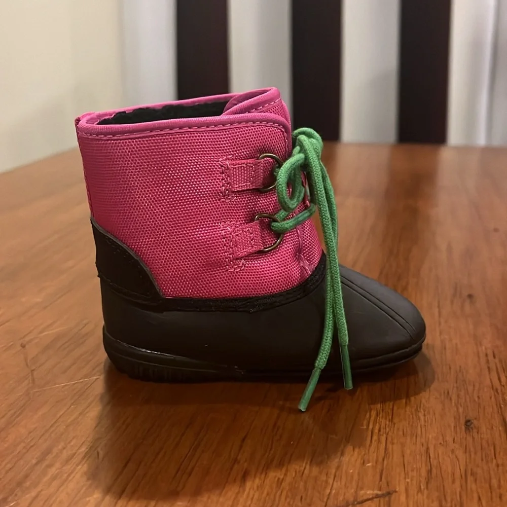 Polo Ralph Lauren Packer Baby Infant Crib Booties Shoes Boots Girls Size 2